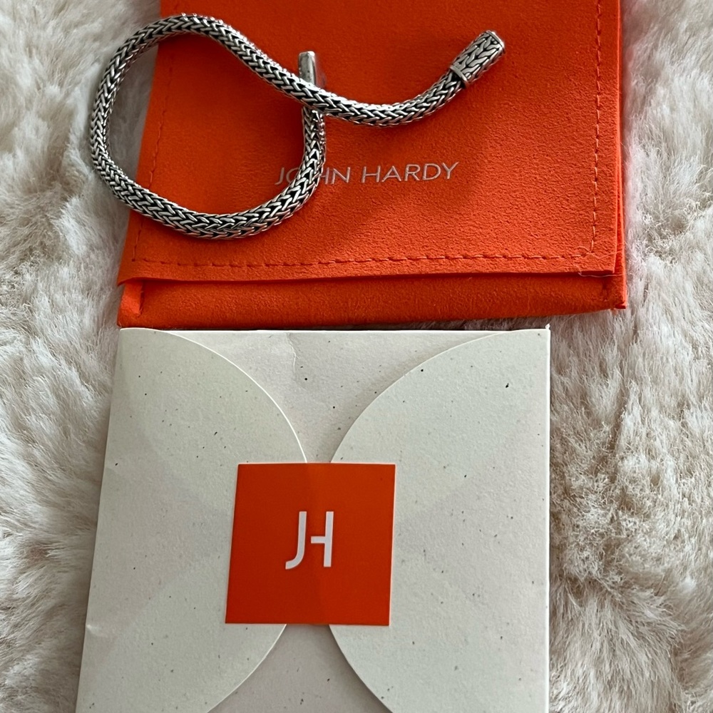 Gorgeous John Hardy .925 Sterling Silver Woven Bracelet M NWT! - Picture 13 of 16
